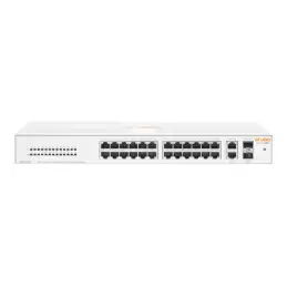 HPE Aruba Instant On 1430 26G 2SFP Switch - Commutateur - non géré - 26 x 10 - 100 - 1000 + 2 x 100 - 100... (R8R50AABB)_1